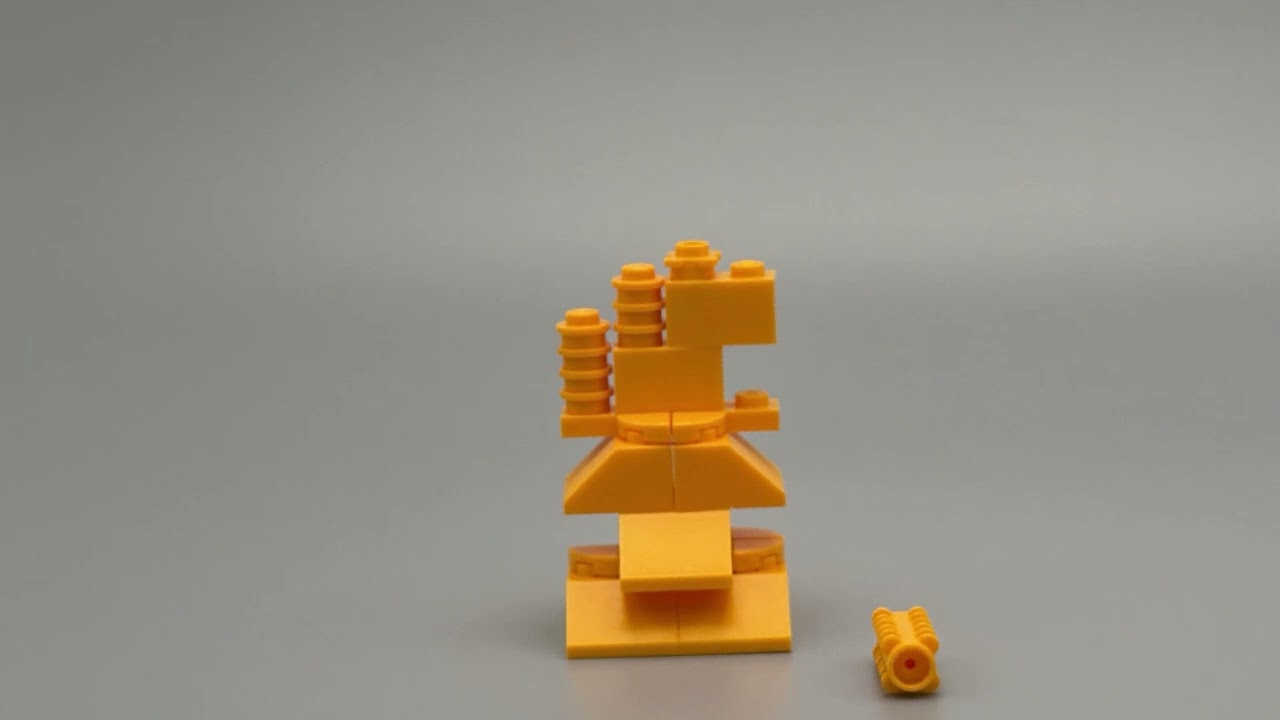 Organized Brick Art: Golden Rod #1