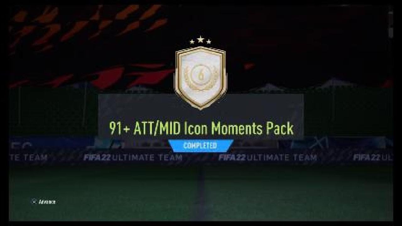 Fifa 22- 91+ ATT/MID Icon Moments Pack