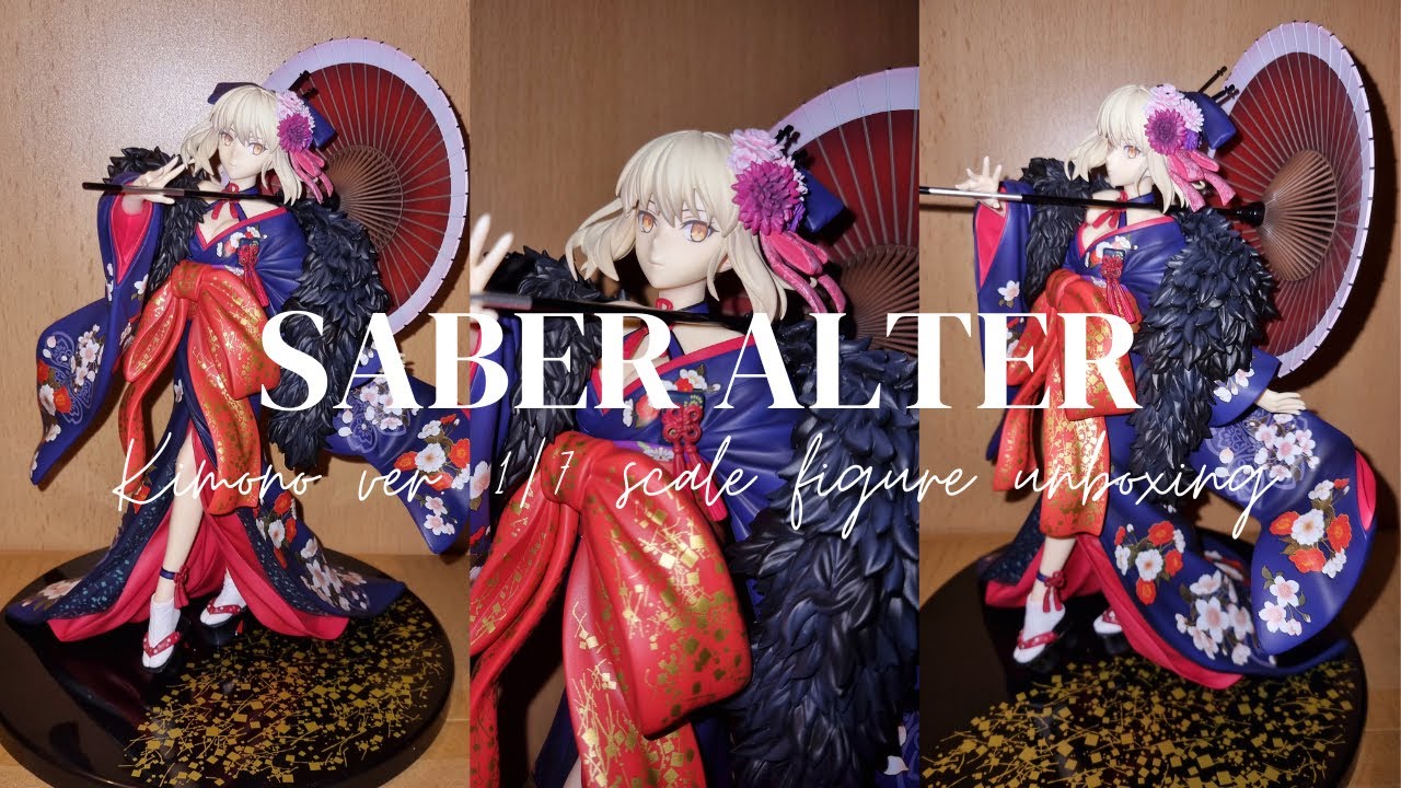 Amiami order - Saber Alter Kimono Ver. Pre-owned Figure Unboxing | Unboxing a Grail! 💜❤️