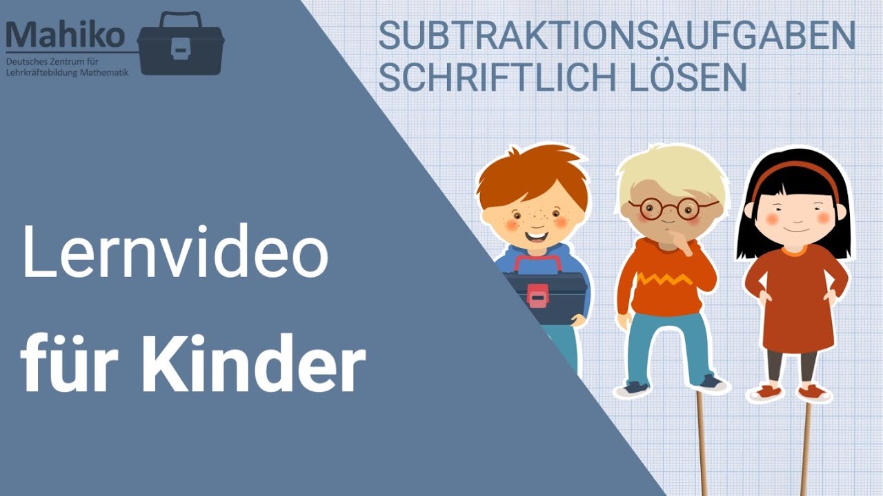 Schriftliche Subtraktion – Schriftlich lösen - Entbündeln Klasse 3