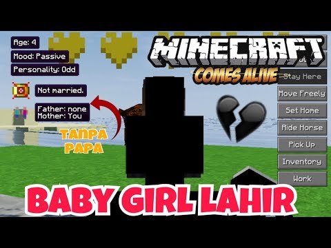 LAHIRNYA GAK PUNYA PAPA ðŸ˜ðŸ˜ - MINECRAFT COMES ALIVE INDONESIA S2 EPS.21