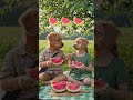 Cute Puppies Enjoying Watermelon 🍉🐶 | Adorable Summer Picnic #shorts