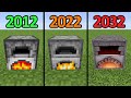 minecraft in 2012 vs 2022 vs 2032