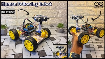 This Robot Follows You Like a Shadow! | Arduino Human Following Robot