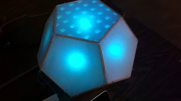 LED Dodecahedron Lamp v1 Prototype