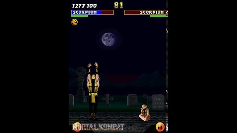 Ultimate Mortal Kombat 3 - Mobile Java - Scorpion - Babality
