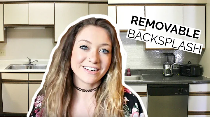 DIY RENTER-FRIENDLY BACKSPLASH | IS IT RENTER-FRIENDLY!? | Laci Jane
