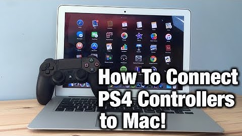 How to connect a PS4 controller to Mac!
