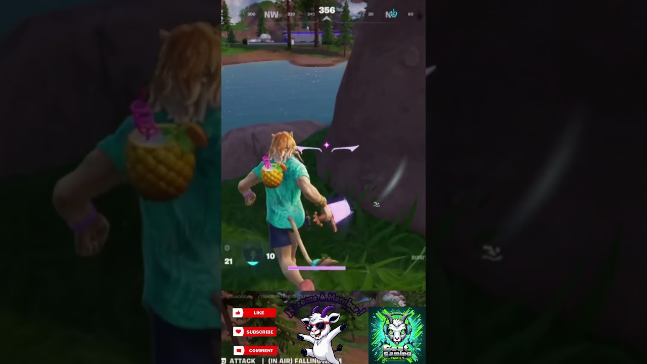 Перестрелка 1 на 2 с дробовиком 😳🔥 | Папа Козел выручает в Fortnite, используя свою сборку Zero.