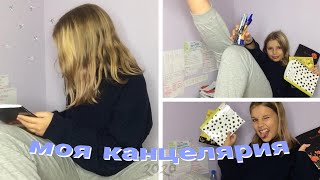 МОЯ КАНЦЕЛЯРИЯ 2020//BACK TO SCHOOL//тетради,ручки,пеналы и т.д.