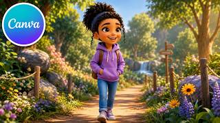 3D Cartoon Animation Tutorial in Canva
