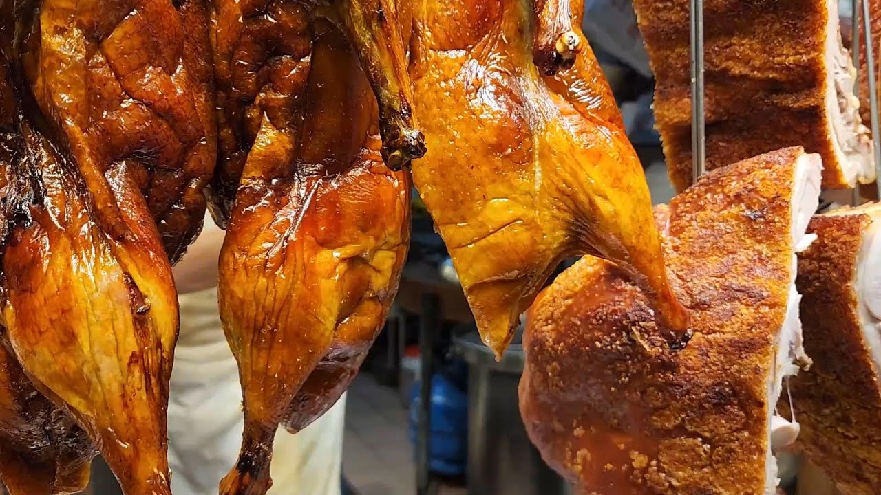 無得頂師傅 大龍鳳#燒鴨,脆皮#燒乳豬, 肥美#叉燒,大龍鳳熱辣辣#燒鵝,肥美#油鷄,新鮮出爐脆皮#燒豬 #香港美食#旅游 #ASMR # ...
