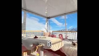 At -4°F, I was eating a popsicle out on the terrace#funny #shotrs #camping #outdoors