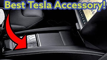 Tesla Model S TAPTES Center Console Insert Storage Box | Game Changer!