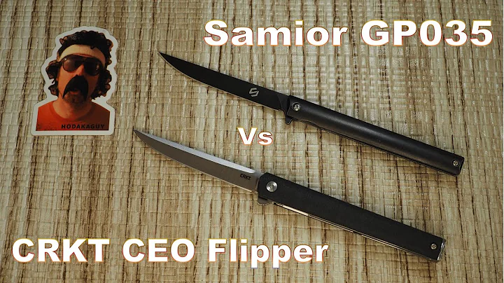 CRKT CEO Flipper vs Samior GP035. Gentleman Knives