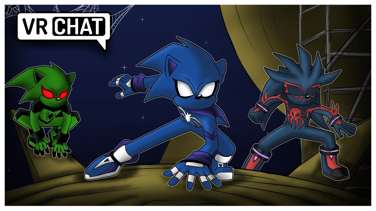 STEALTH SONIC AND STEALTH SILVER 99 MEET EMERALD STEALTH [SCOURGE] IN VR  CHAT! 