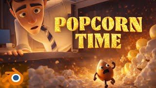 Popcorn Time | Blender Animated Short Film | Student Work | Akshat Chaturvedi