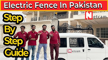 Electric Fence Installation Complete Process #netcamsolutions #electricfencing #energizer #nemtek