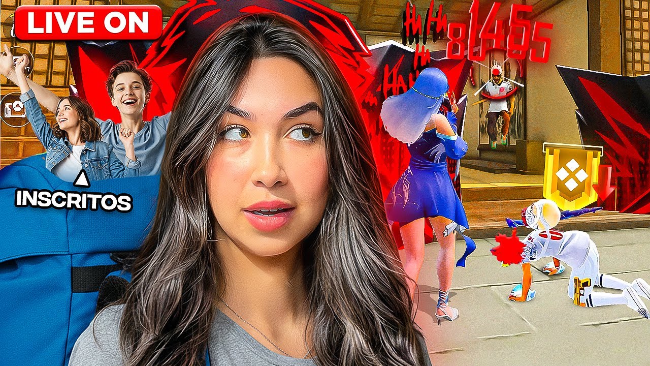 VEM QUE EU TE CARREGO PRO MESTRE 🤫 FREE FIRE AO VIVO 🎀LETHICIAX FF🎀