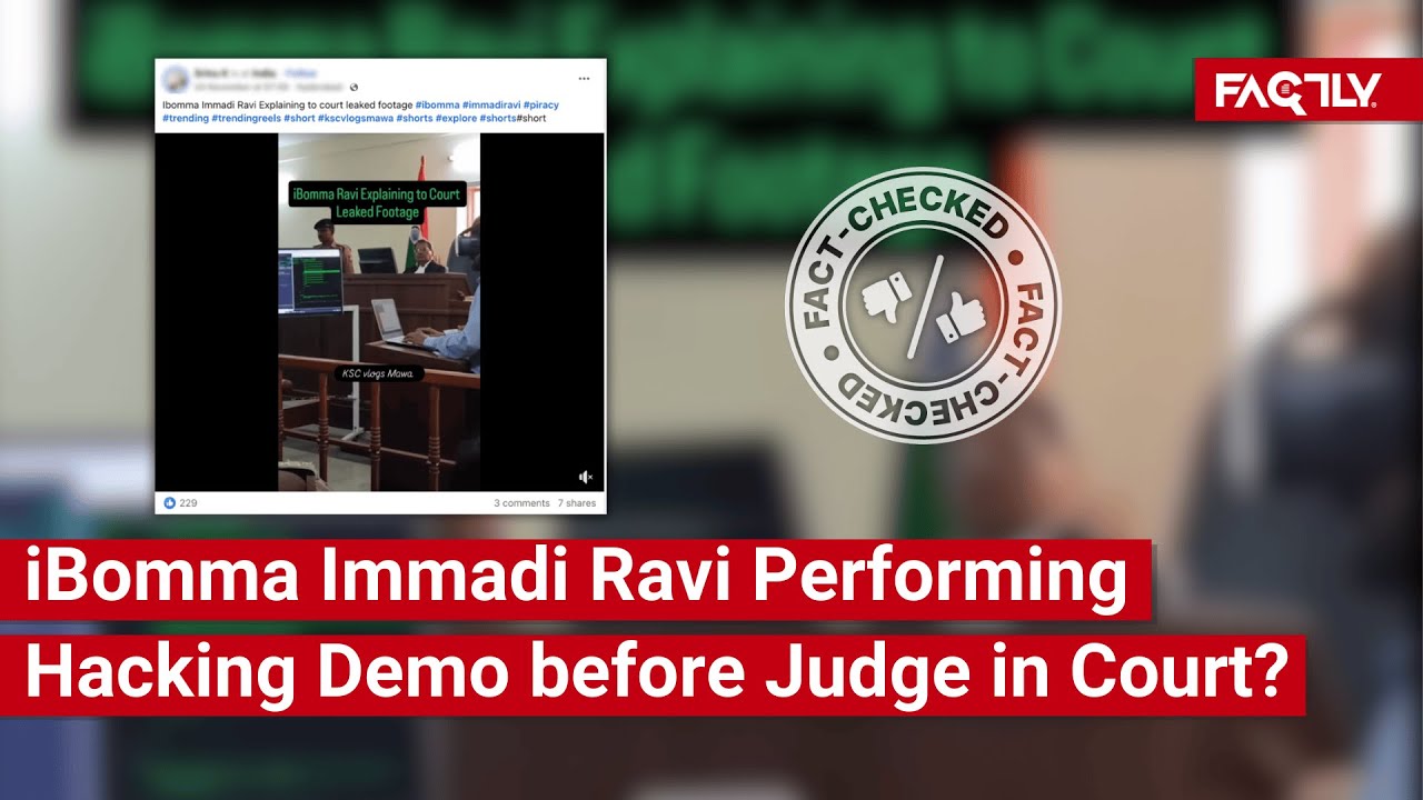 FACT CHECK: Viral Video Shows Immadi Ravi Performing Hacking Demo ...