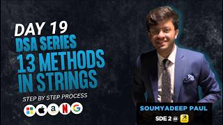 13 Inbuilt String methods in Java | Day 19 | DSA Series for Beginners