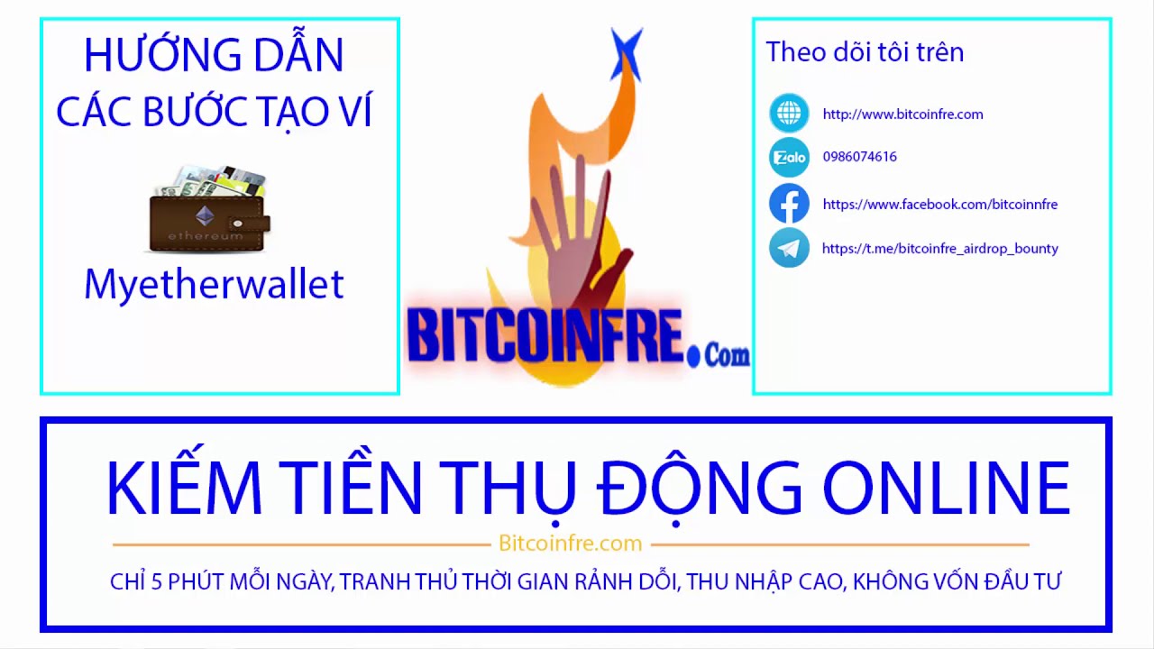 Hướng Dẫn Tạo Ví myetherwallet Dùng Để Lưu Trữ ETH Và Token ERC20 | Kiếm Tiền Online Miễn Phí