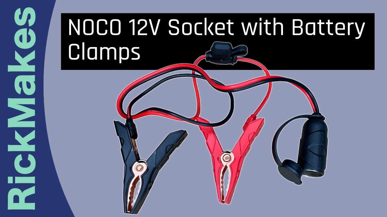 NOCO 12V Socket with Battery Clamps 