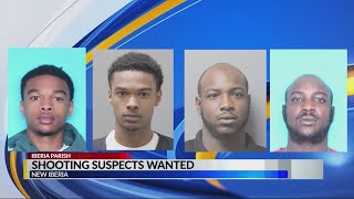 Shooting suspects on the run in New Iberia 6 p.m.