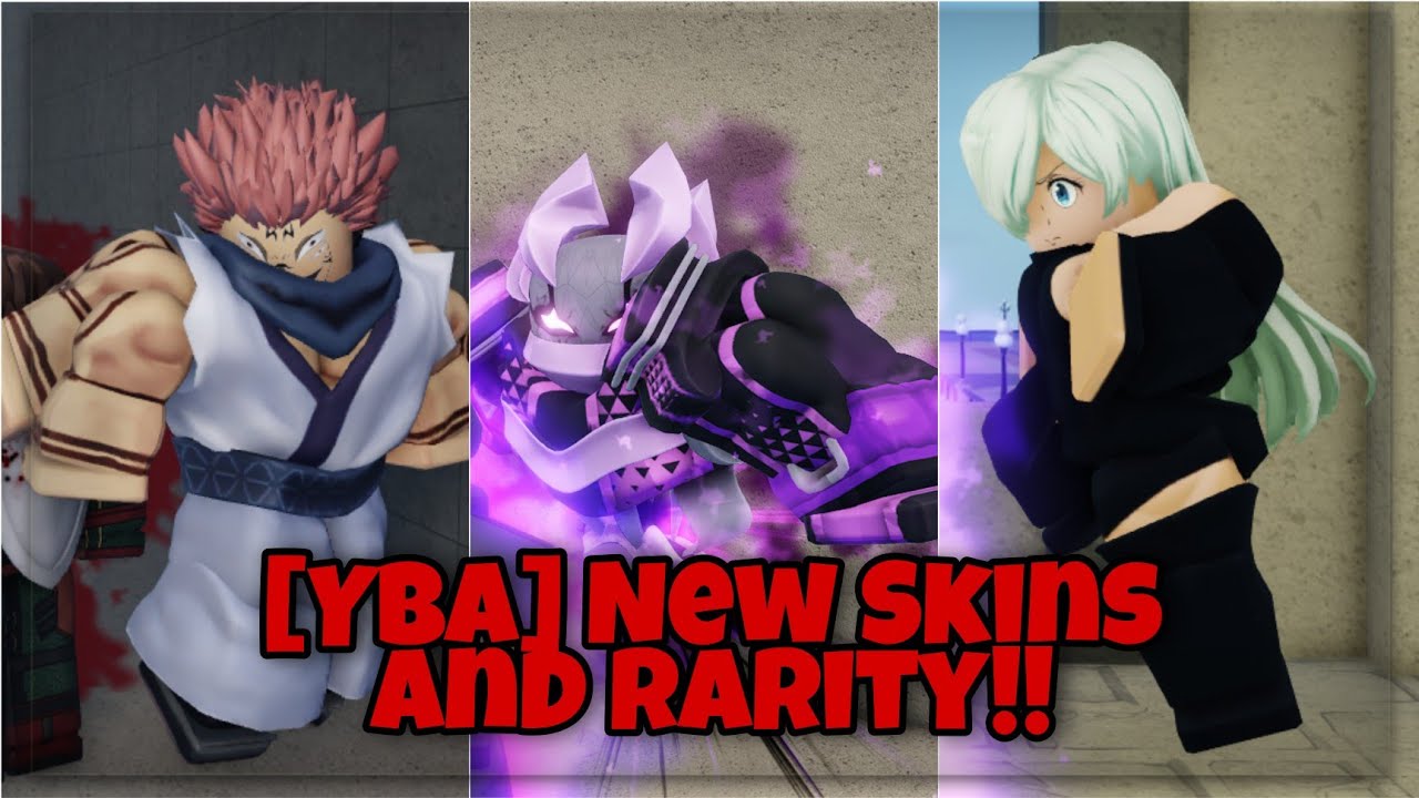 YBA] All New Skins and Rarities in Update 1.3! 