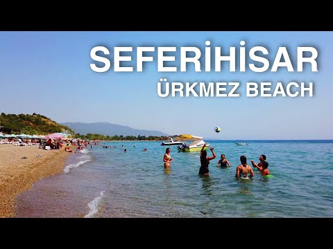 [4K] Izmir Seferihisar | Ürkmez Beach Walking Tour, July 31 | Turkey Travel 2021