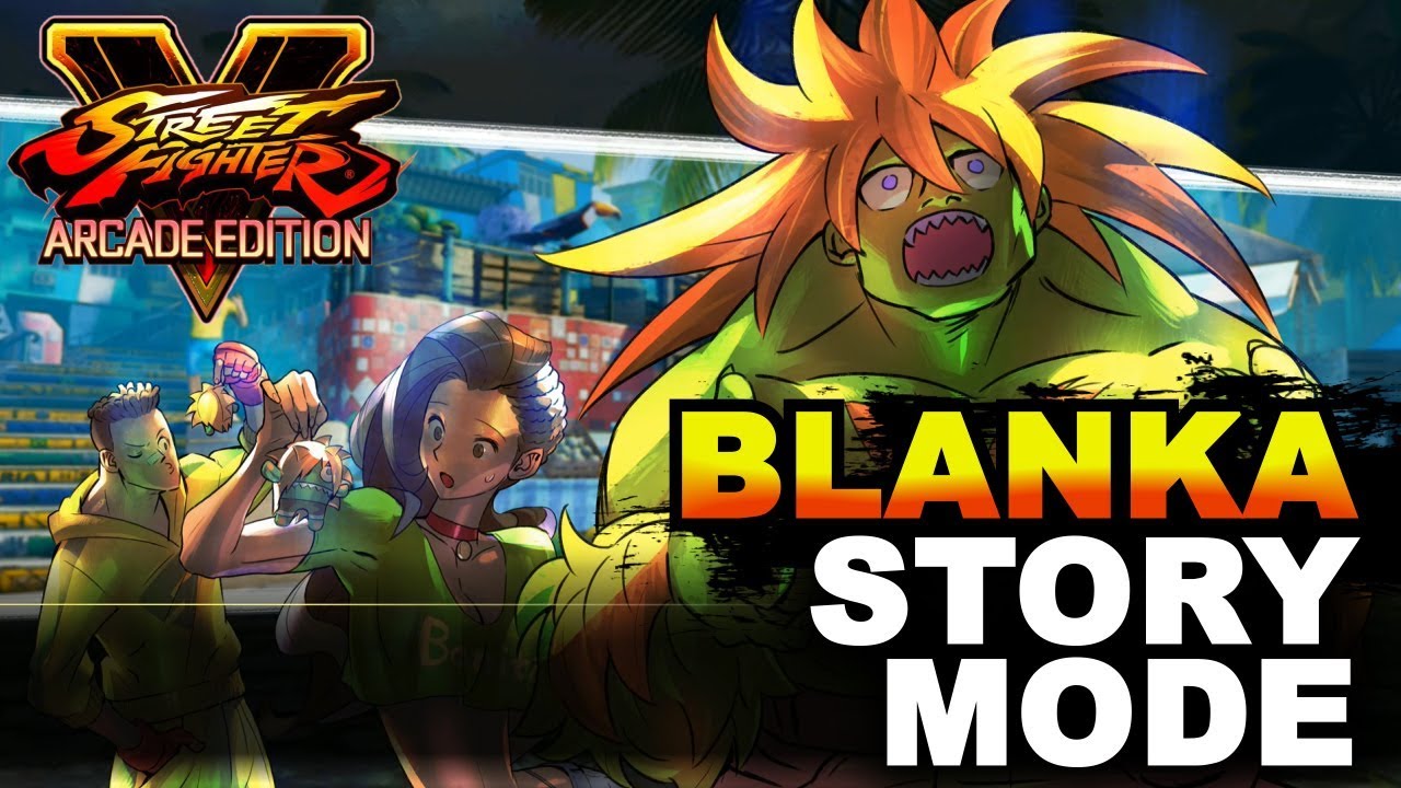 Check out Blanka's story that has him trying to promote his Blanka