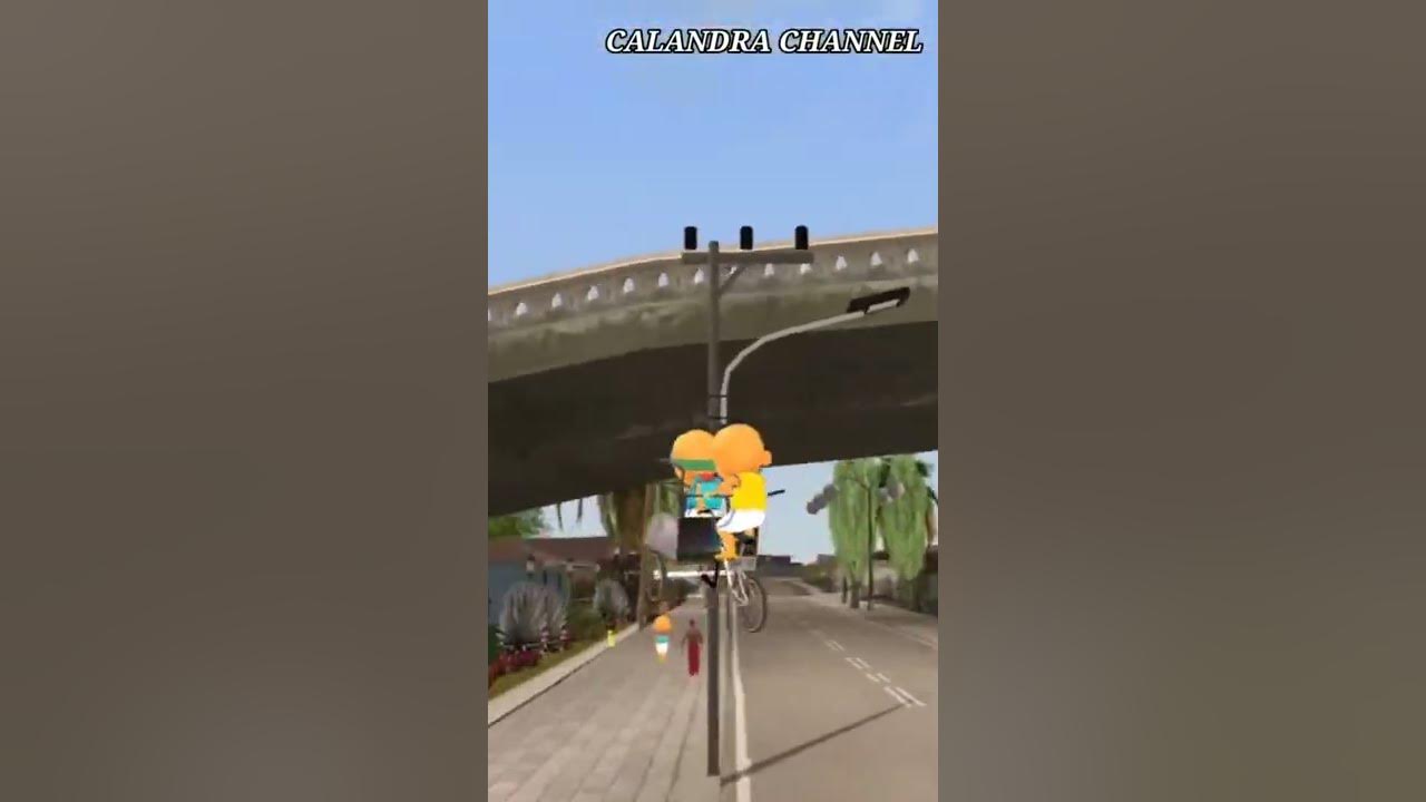 UPIN IPIN BELAJAR NAIK BECAK| UPIN GTA TERBARU 😂