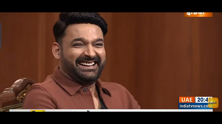 Kapil Sharma ne aap ki adalat me news balo per banaya mazak