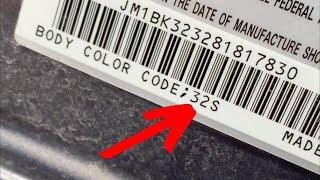 Athlete Statistics How to find the paint color code Mazda 3 2004-2009