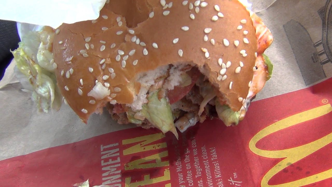 Testissä Double El Maco (McDonald's)