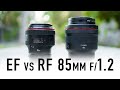 Canon RF 85mm f1.2L (vs EF 85mm 1.2)
