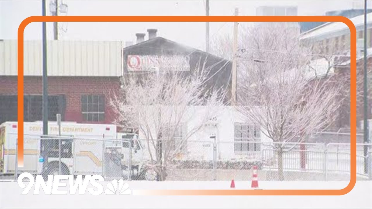 Denver Fire crews battle warehouse fire - YouTube