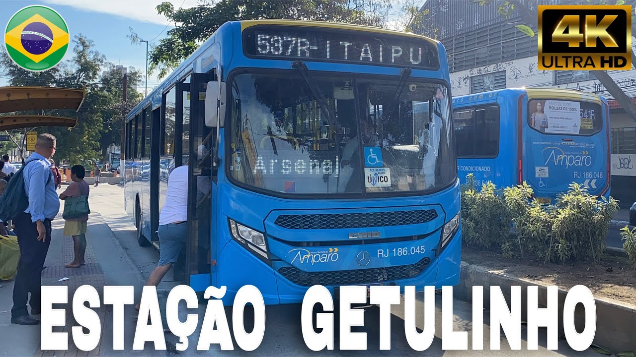 Estação Getulinho, Alameda São Boaventura (Niterói, RJ) - Movimentação de Ônibus 