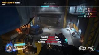 Overwatch: Mcree Quintuple Team Kill POTG