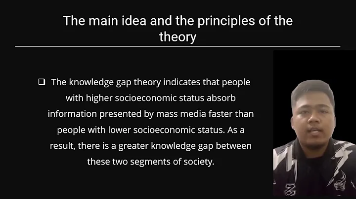 Knowledge Gap Theory | Media Theory (Group A)