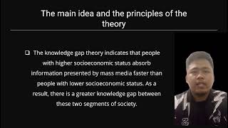 Knowledge Gap Theory | Media Theory (Group A)