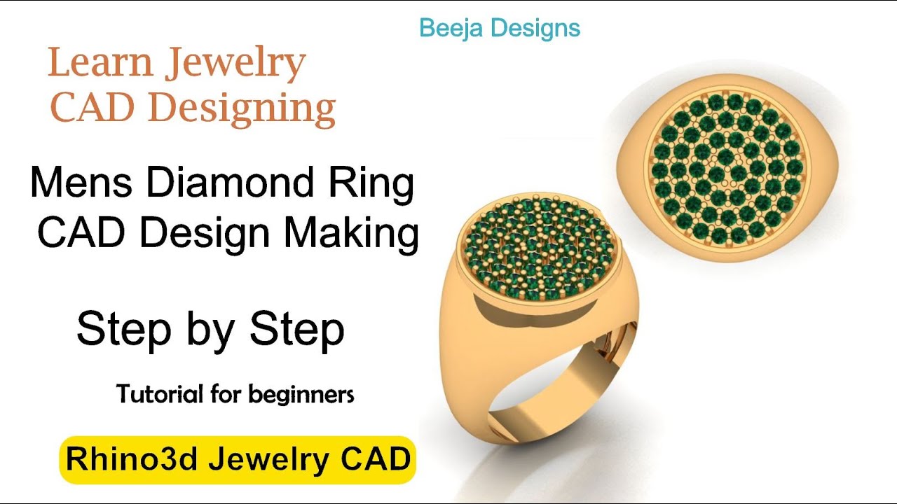 Mens Ring CAD Design Making Tutorial | Jewelry CAD Tutorial