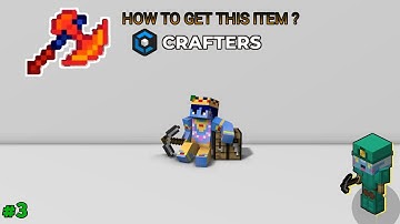 How To Get Rider Axe On Craftersmc Skyblock Server ||
