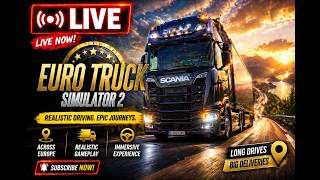 🔴 LIVE Euro Truck Simulator 2 | Realistic Driving Challenge 🚛🔥