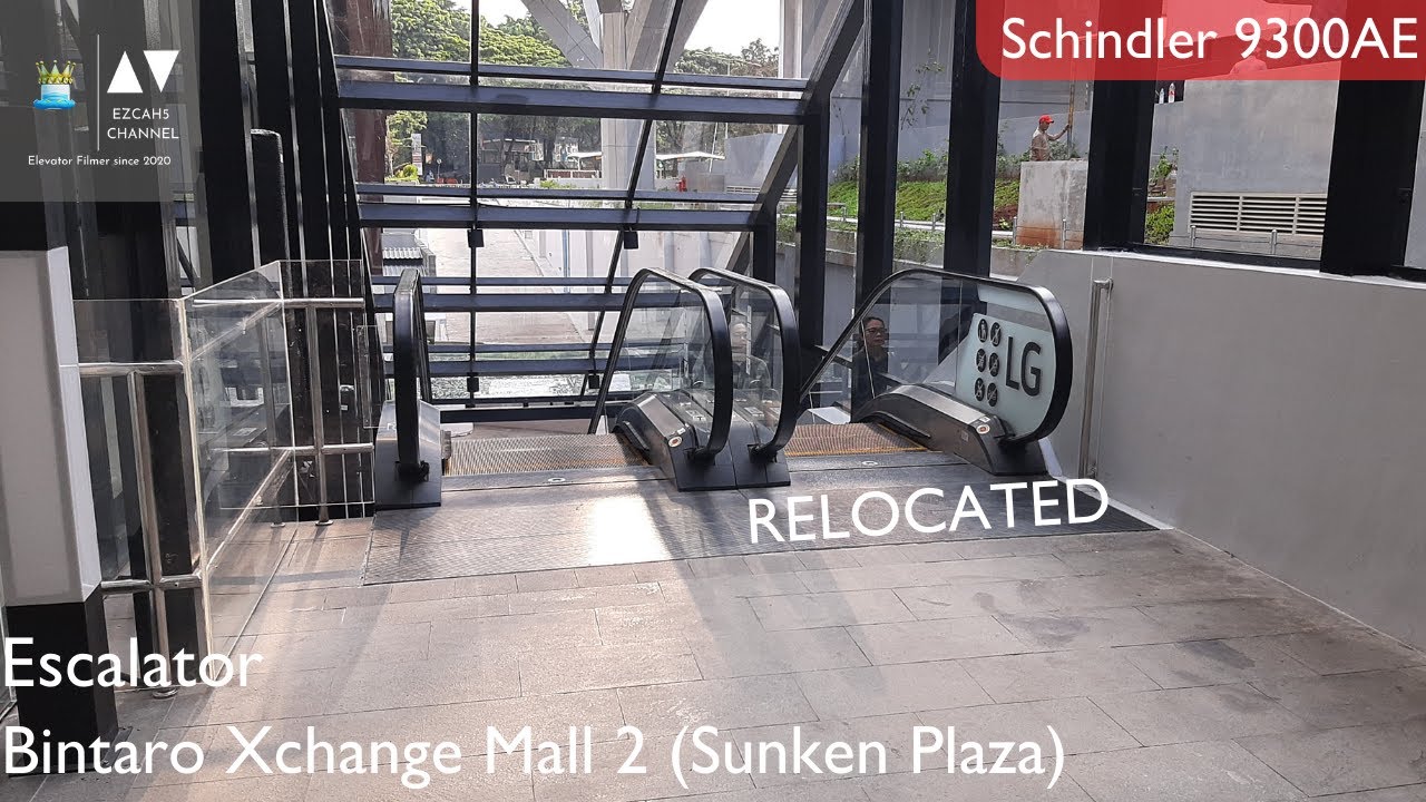 Schindler 9300AE Escalators - Bintaro Xchange Mall 2 (Sunken Plaza)