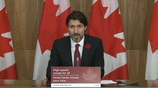 Trudeau says he hopes to see COVID-19 vaccines roll in Canada early next year