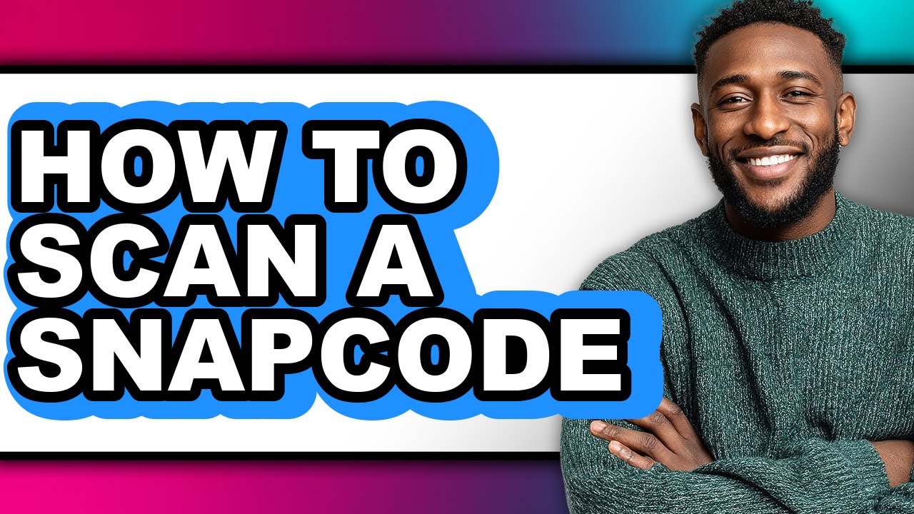 Snapcode Instuction How to Scan a Snapcode - Step by Step - YouTube