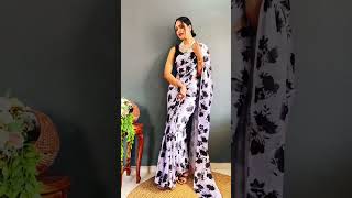 Wedding Special Latest Fancy Satin Silk Saree New Designer Party Wear Look