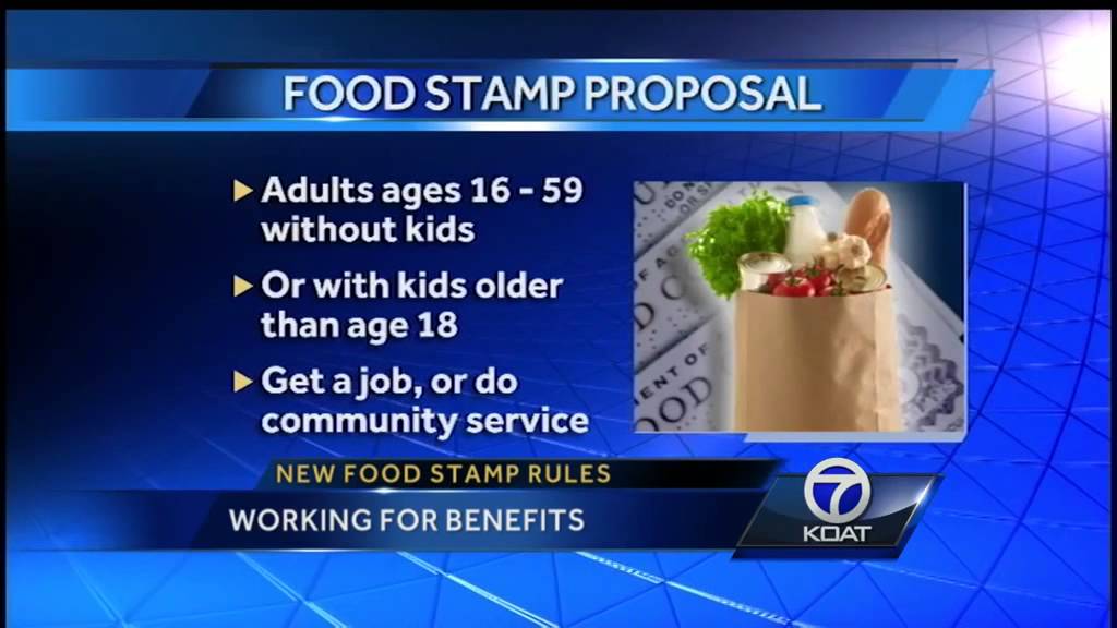 New food stamp rules YouTube