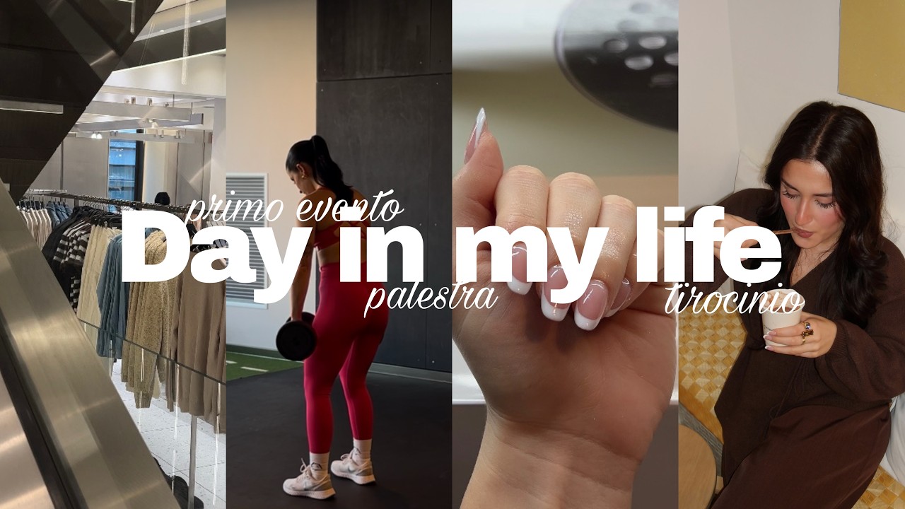 Vlog: il mio primo evento, tirocinio, palestra e amiche...